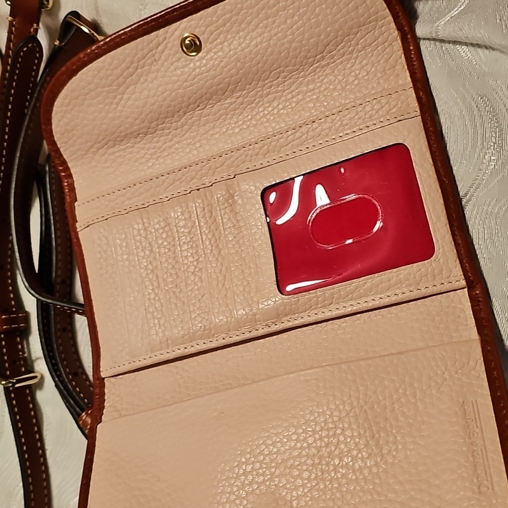 Dooney & Bourke Brielle Blush Pink Pebble Leather Satchel With Wallet - Picture 9 of 15